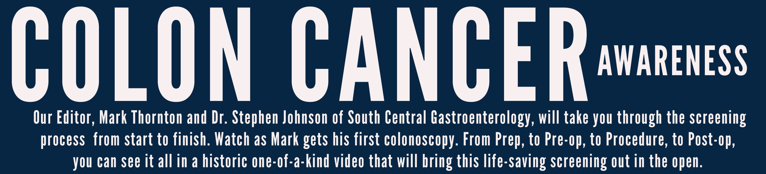 Colon Cancer Awareness